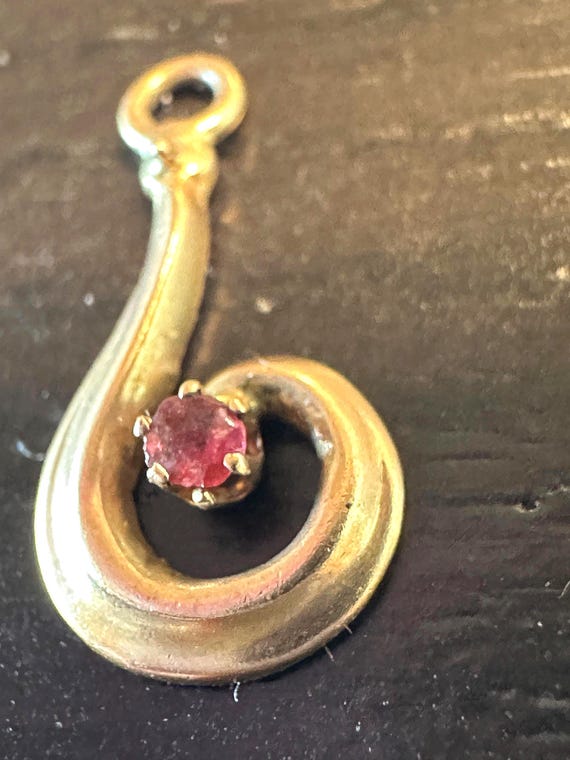 10k charm Question mark with a Ruby-sweet and pet… - image 2
