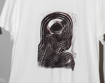 woodcut tee shirt