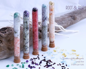 Five Element Bath Salts with Crystals