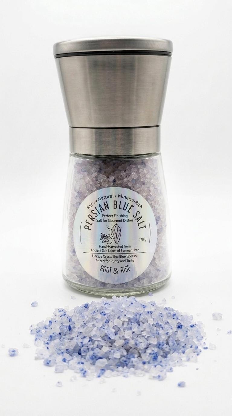 Trare Salt Blue Salt , A Rare Mineral From Ancient Seas , Granular - Etsy Canada