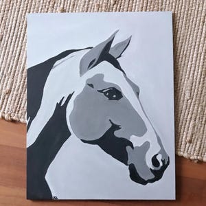 Acrylic Horse Painting 11x14