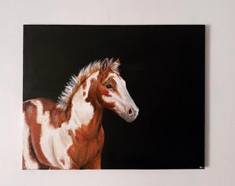 Pintura original o impresión "Paint Filly" de 20 x 16