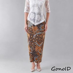 Batik Wrap Skirt Women Sadewi Floral Ethnic Lilit Sarong