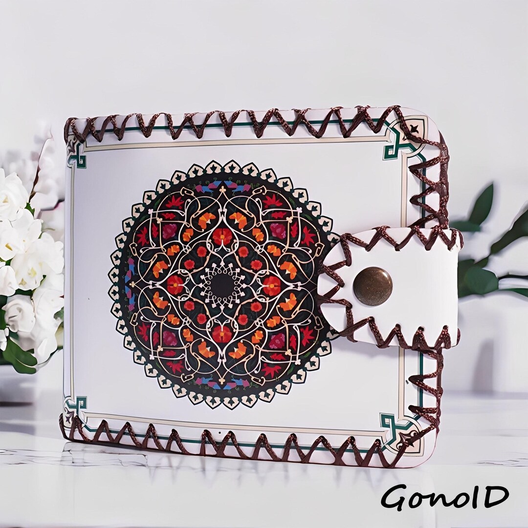 Exclusive Retro Ethnic Style Beautiful Round Floral Motif Wallet ...