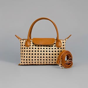 Exclusive Rattan Women&#39;s Handbags and Sling Bags, Rattan Bag, Woven Bag, Unique Handbag, Woven Leather Bag, Summer Bag