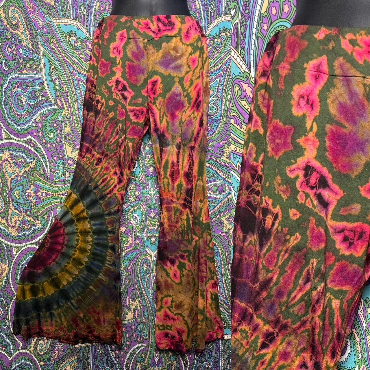 Kids' Printed Knit Flare in Tie Dye Print