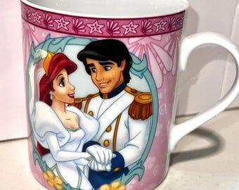 Vintage Disney Character Series The Little Mermaid Ariel Coffee Mug Cup Sango