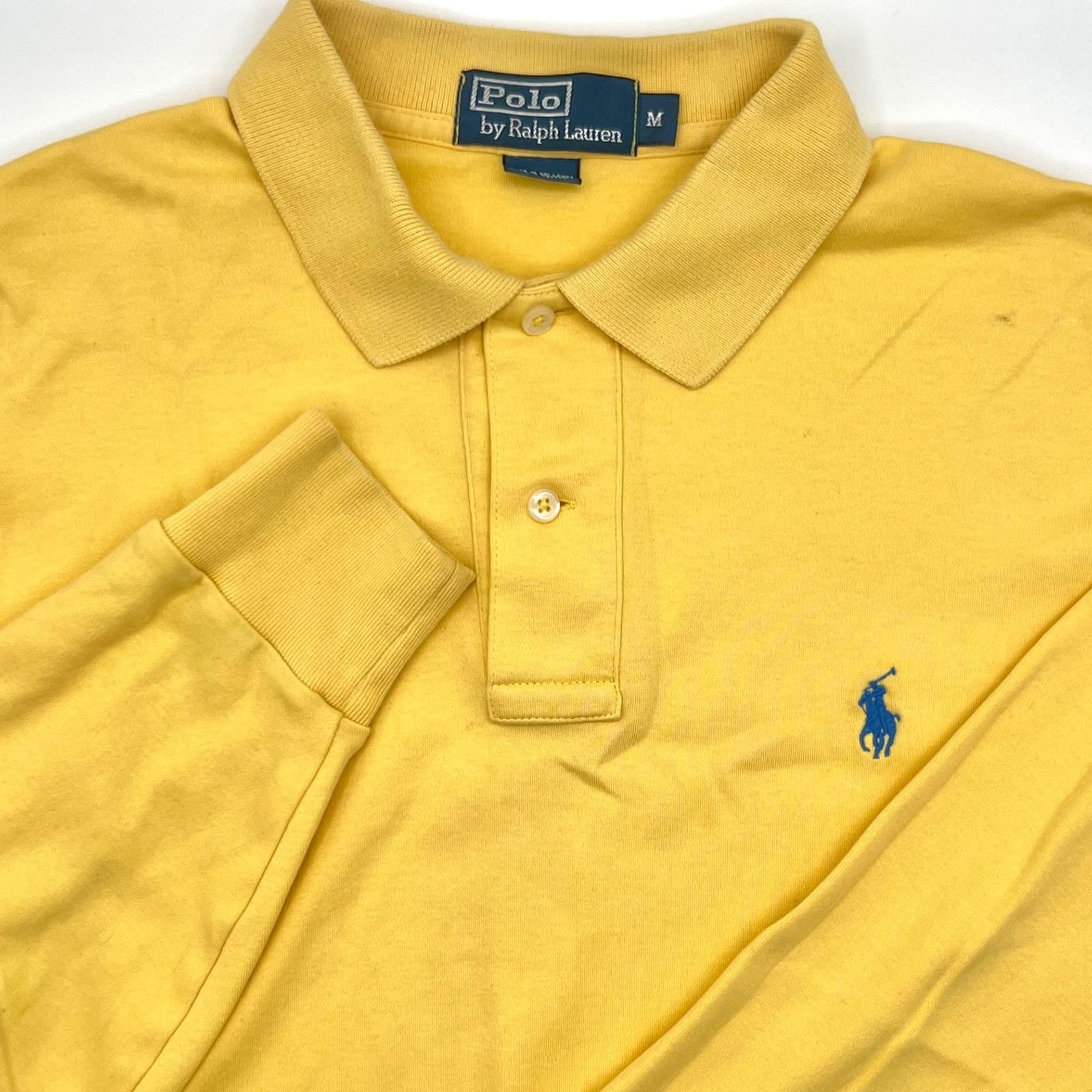 Vintage Yellow Polo Mens - Etsy