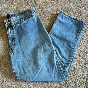 Vintage Levi&#39;s Silver Tab Jeans Light Wash Denim Relaxed Fit Cotton Size 11