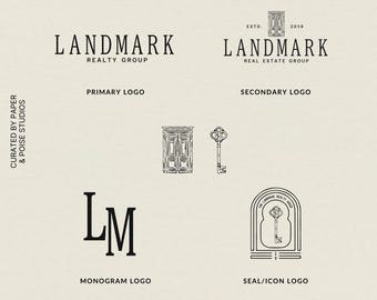 Luxury Real Estate Brand Kit | Heritage Old Money Canva Branding for Modern Businesses, Real Estate & Creative Studios | Instant Download