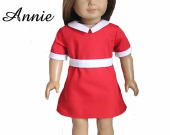 PDF Pattern Annie for 18 Inch Doll like American GIrl