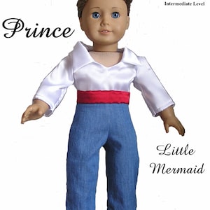 PDF Pattern Prince from Little Mermaid - Instant Download - Intermediate Level