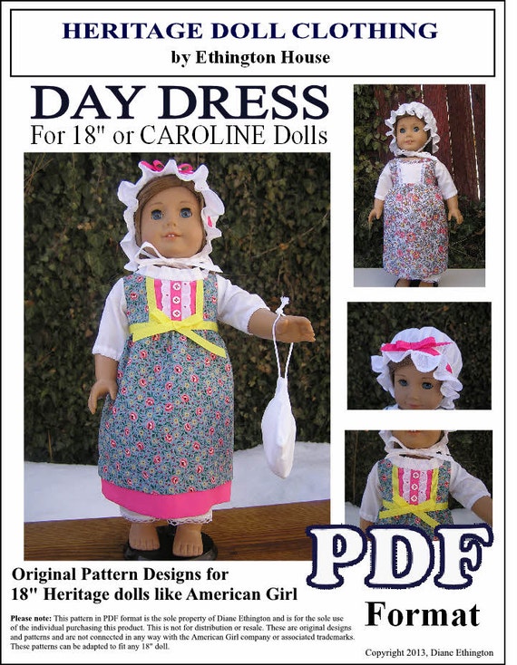 slim fit dress slacks 1930's Gathered Dress 18 inch Doll Clothes Pattern PDF Download