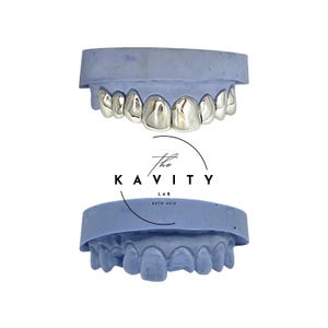 Custom Gap Grillz: 925 Sterling Silver, Free Mold Kit