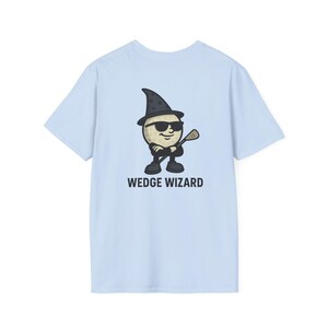 Wedge Wizard Golf Shirt | Funny Golf T-Shirt for Men | Wizard Golf Tee | Cool Golf Shirt for Casual Players | Golf Gift for Him