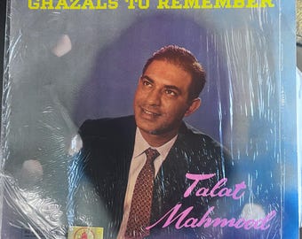 Talat Mahmood Ghazals to Remember vinyl LP India pressing