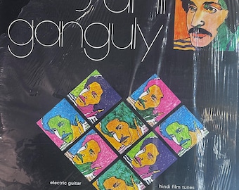 Sunil Ganguly – Electric Guitar Hindi Film Tunes LP (1979) • Rare EMI India Instrumental Vinyl