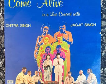 Jagjit & Chitra Singh Come Alive Live Concert - Double Vinyl Ghazals, EMI India, 1980s