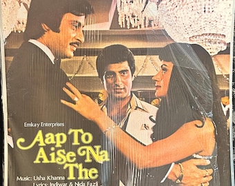 Aap To Aise Na The Bollywood Vinyl Record, Usha Khanna, 1980 Original Soundtrack