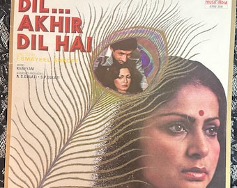 Dil... Akhir Dil Hai Bollywood Vinyl LP – 1982 Music India Soundtrack
