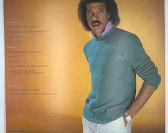 Lionel Richie Vinyl 1982 Motown 6007ML LP Record Album Self Titled
