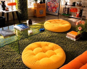 Floor Pillow for Dopamine Decor and Colorful Modern Interiors