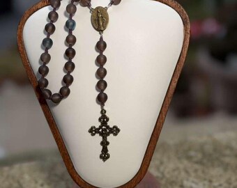 Handmade Beaded Rosary with Cross