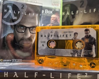 Cinta de casete personalizada de la banda sonora de Half-Life 2 hecha por un fan