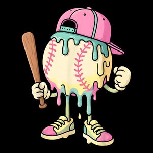 Drip Boys Baseball ice, Cool Drip Baseball,ice Baseball, Fans Baseball Bat,Baseball Drip,Kids Baseball,Baseball PNG,ice drip baseball png