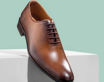 Handmade Wholecut Oxford Shoes for Men | Custom Leather Dress Shoes | Sleek Formal Footwear | NordWolf