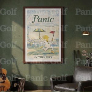 Widespread Panic Golf Art Poster: Masters Inspired, Augusta Design