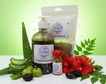 Handgemachtes Kräutershampoo 3er-Pack, natürliche Haarpflege