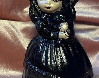 Ceramic Wednesday Figurine Goth-Cute