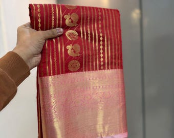Banarasi Kanjivaram Tissue Silk Saree, Party Wedding Sari