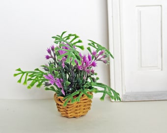 Lavender Flowers in a Potted Plant, 12th Scale