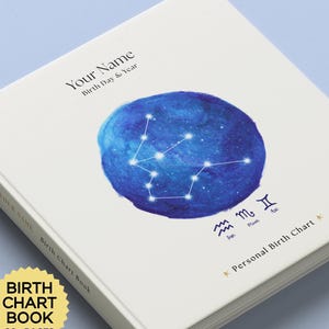 Personalized Birth Chart Book: Custom Astrology Natal Reading, 90+ Page Hardcover