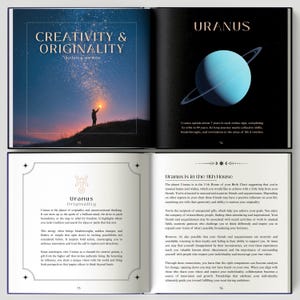 Birth Chart Astrology Reading, Personalized Natal Chart, Custom Birth Chart Analysis, Sun Sign Natal Gift, Hardcover Zodiac Book, 100+ Pages