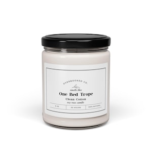 One Book Trope - Book Lover Scented Candle, Literary Candle Gift, Book Nerd Candle, Bibliophile Home Decor, Reading Candle, 9oz Soy Candle