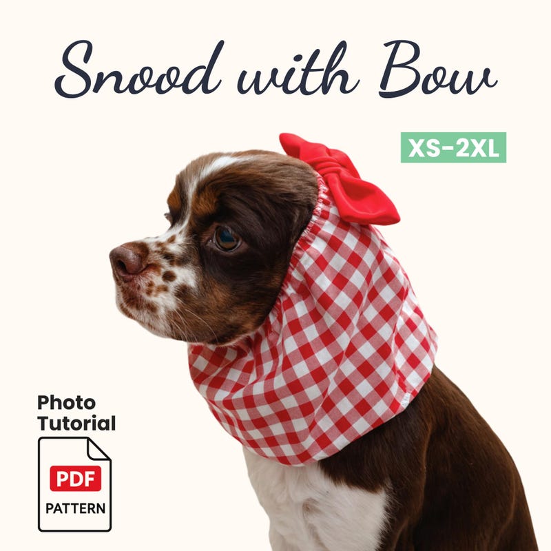 Sewing Dog Snood Pattern Etsy