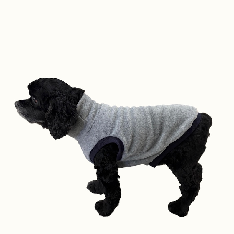Dog Fleece Turtleneck Sewing Pattern | Cozy Pet Sweater PDF | DIY Dog Clothes (XS–3XL) image 7
