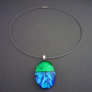 20 Silver Magnetic Neckwire for Pendants Sold Separately image 2
