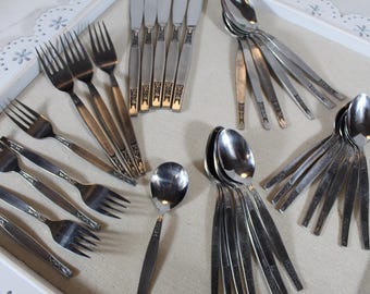 Mid Century Flatware Set