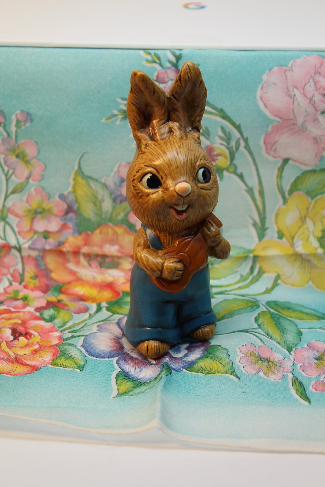 Bunny Figurine Vintage Bunny Rabbit Knick Knack Easter Bunny Figurine ...