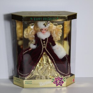 Vintage Barbie Special Edition Happy Holidays 1996 Mattel NRFB For Barbie collector