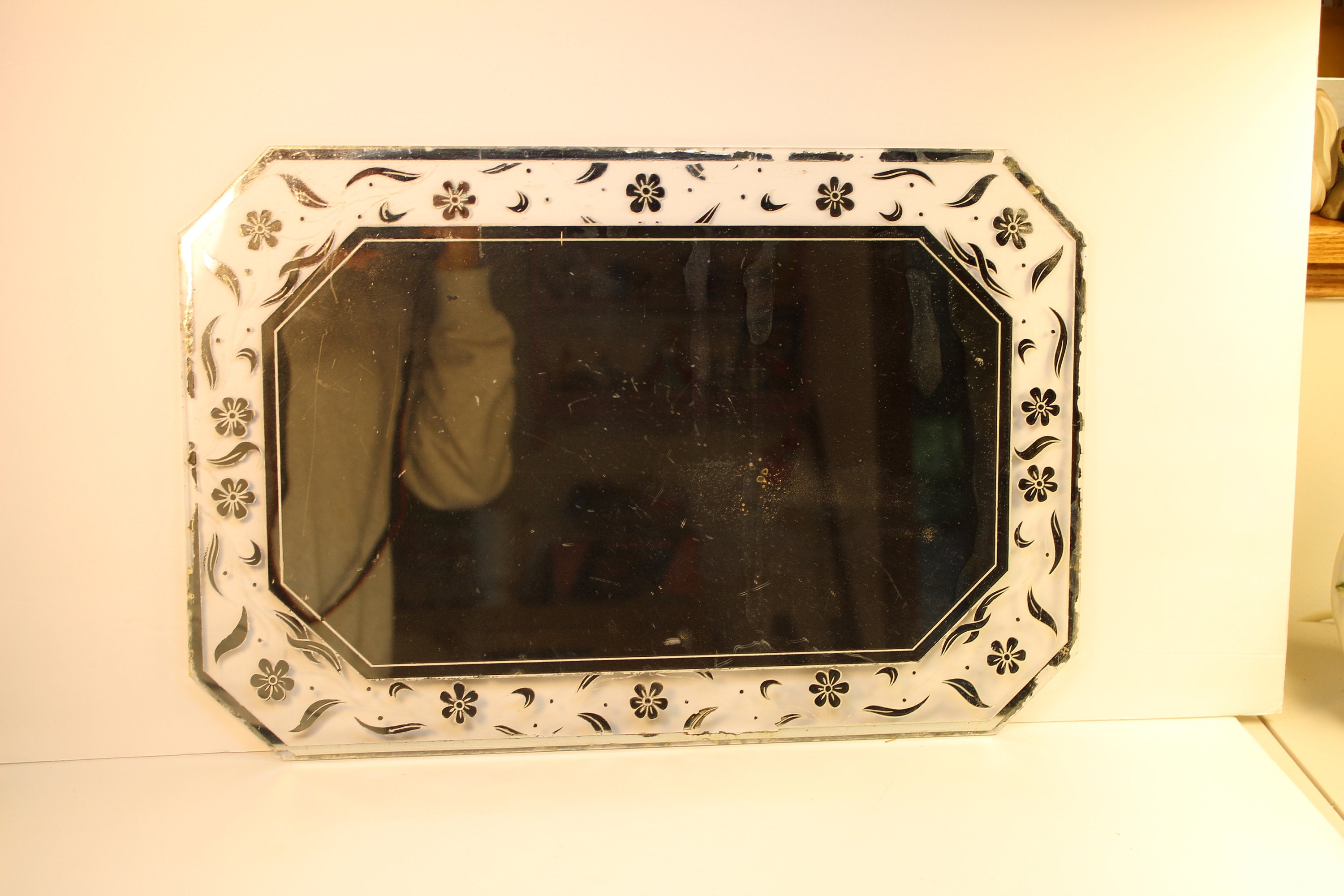 Vintage Mirror Ornate Mirror Table Top Mirror Table Top Mirror Etsy UK