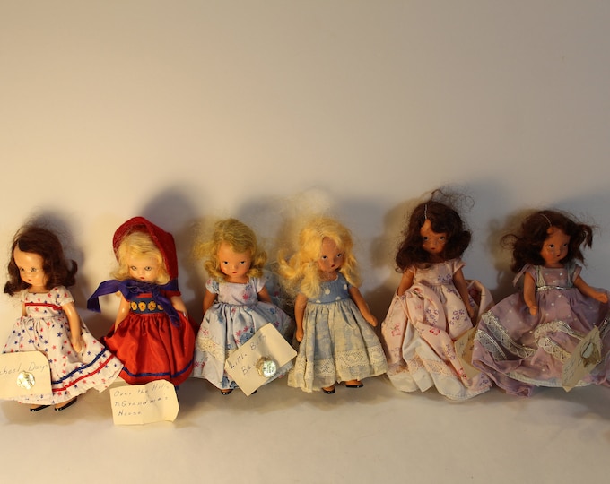 Nancy Ann Storybook Dolls Vintage Dolls Cute Little Dresser Doll Tiny