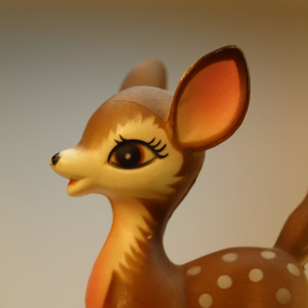 Deer Vintage Reindeer Figurine, Vintage Deer Christmas Decor, Retro Deer, Vintage Deer, Kitsch Vintage kitschy 1950s celluloid plastic deer