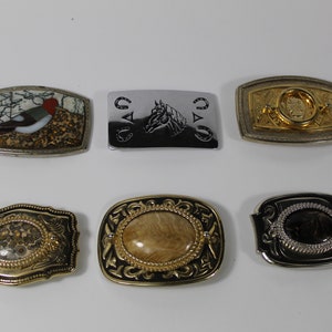 Western Belt Buckle Horse Belt Buckle Stone Belt Buckle Western Wear Buckle Choose ONE