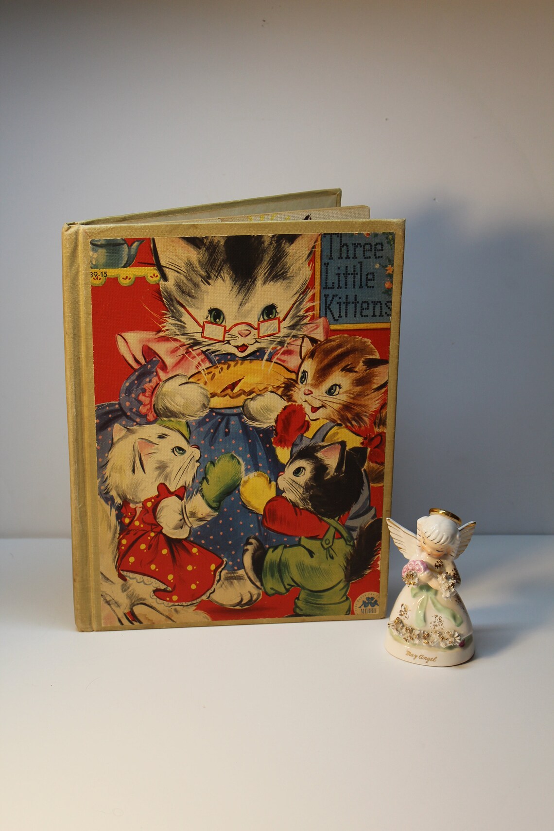 Three Little Kittens Book Merrill Publisher 1946 Vintage Etsy