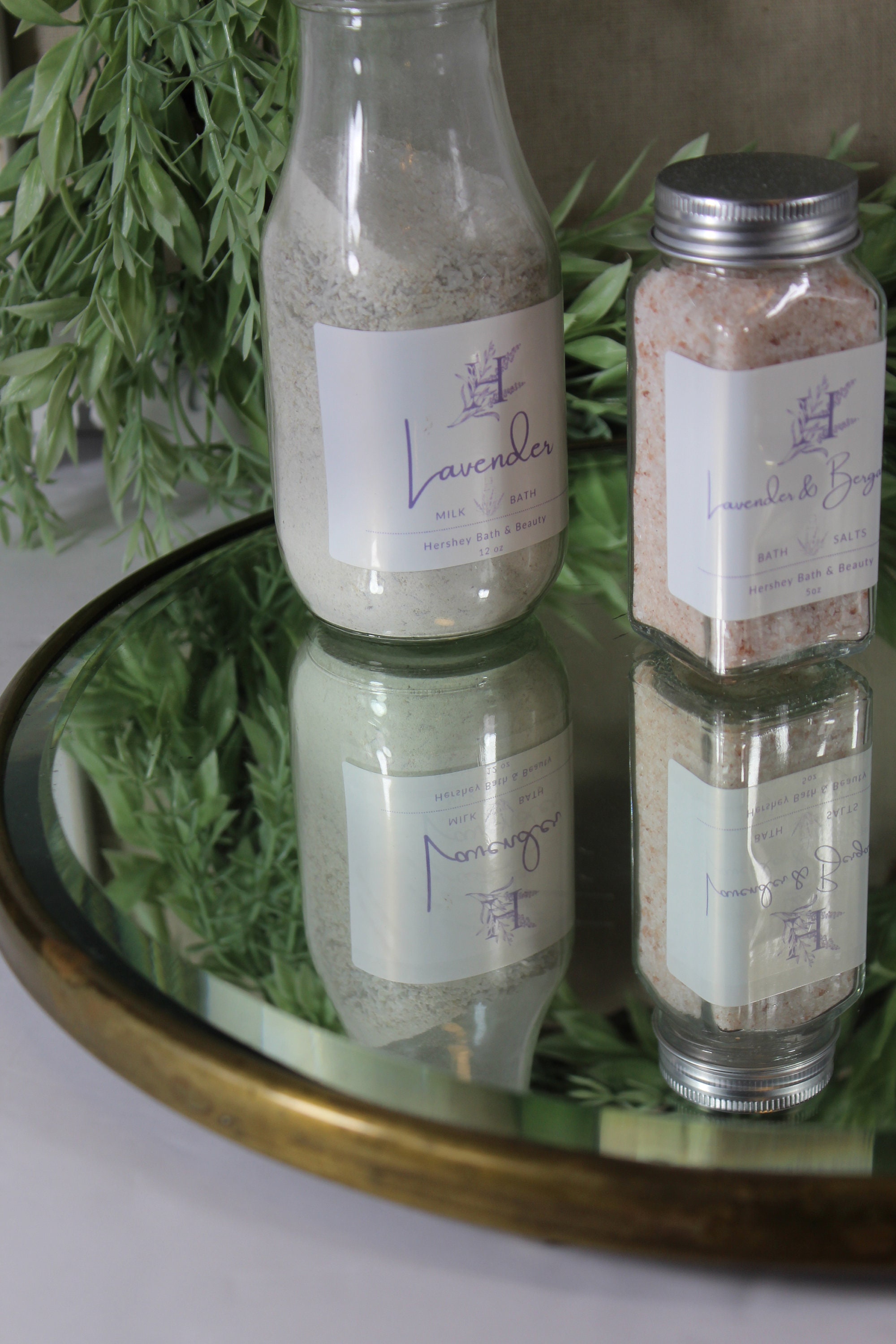 ミルク Antique Platform Mirror Round Brass Table Top Mirror Vanity Mirror